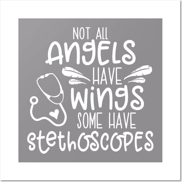 Not all angels have wings Wall Art by Things2followuhome